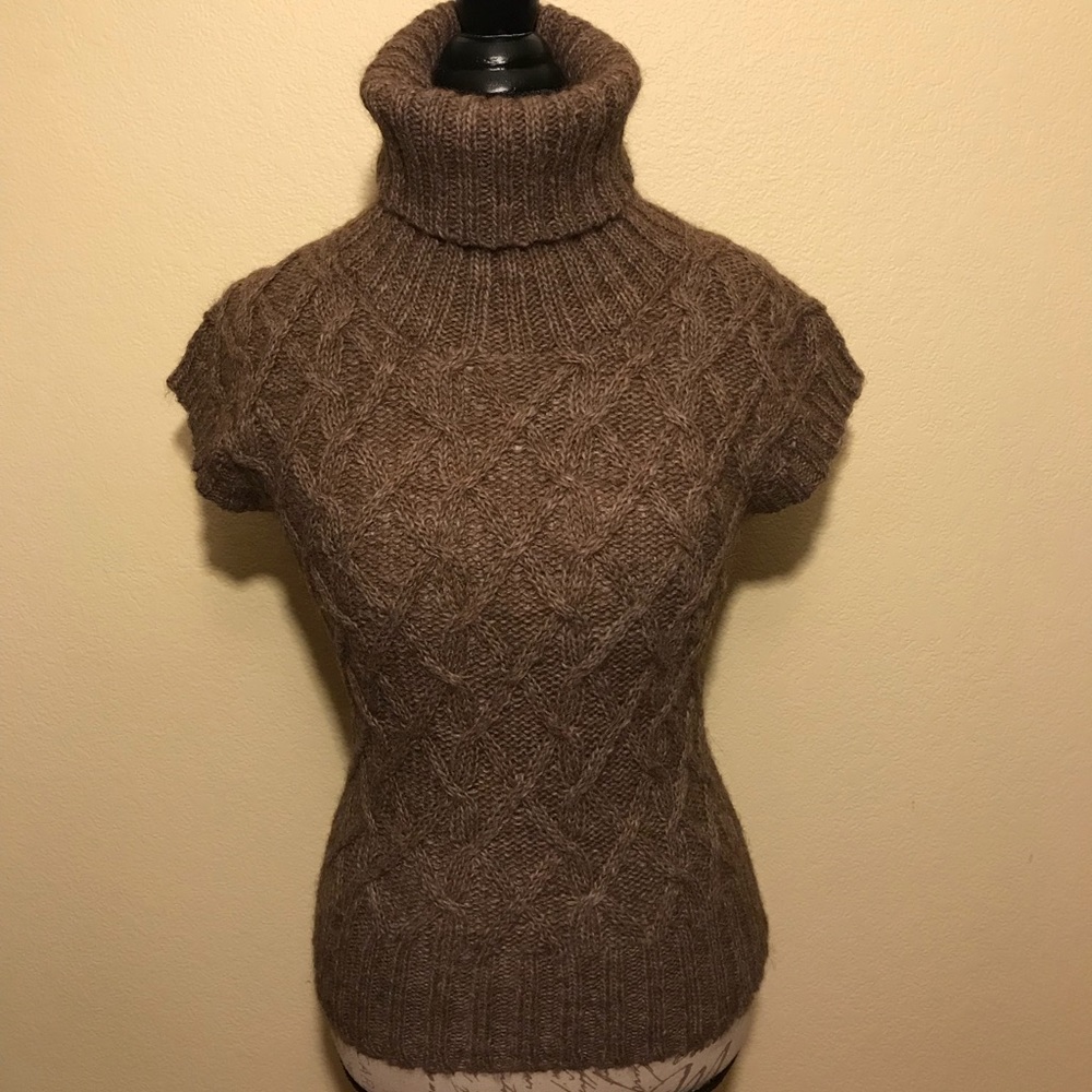 French Connection Turtleneck Sweater Vest - Sz Med